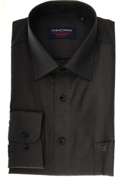 Casa Moda Comfort Fit Hemd anthrazit, Einfarbig