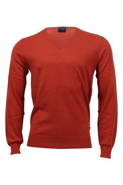 Herren V-Ausschnitt Pullover - Slim Fit & Leicht main image 1