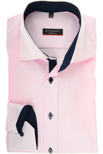 Eterna Hemd - Modern Fit - rosa, Einfarbig