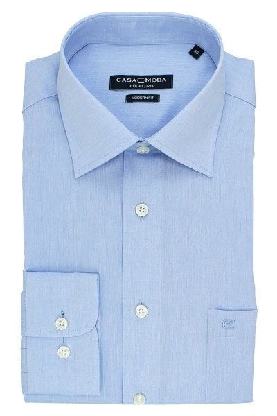 Casa Moda Hemd - Modern Fit - hellblau, Einfarbig