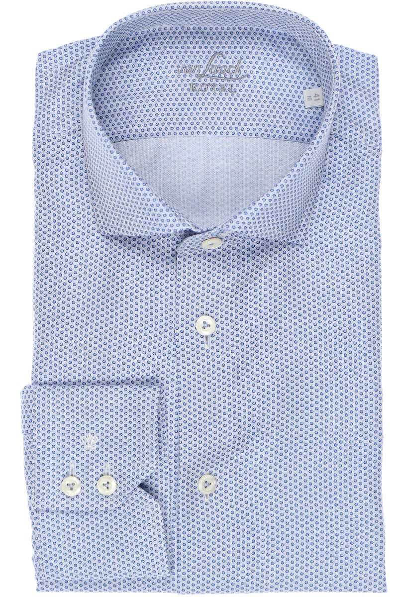 Van Laack Tailor Fit Hemd blau, Gemustert 41 - L Van Laack Tailor Fit Hemd blau, Gemustert 41 - L