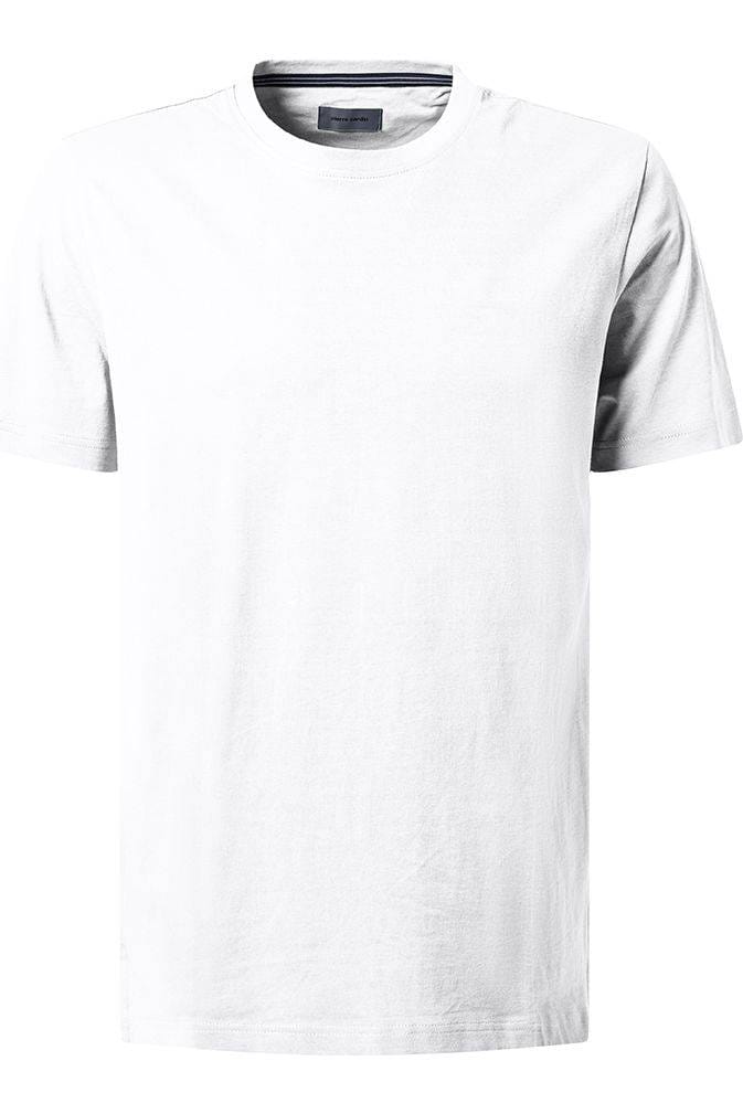 Pierre Cardin Lot de 3 t-shirts manches courtes col rond Basic Noir, Gris, Blanc Homme