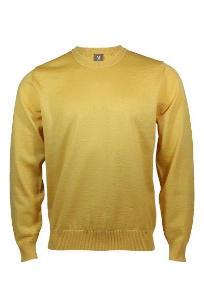 MAERZ Strickpullover Rundhals - empire yellow