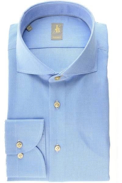 Jacques Britt Hemd - Custom Fit - blau, Einfarbig