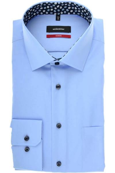 Seidensticker Modern Fit Hemd hellblau, Einfarbig