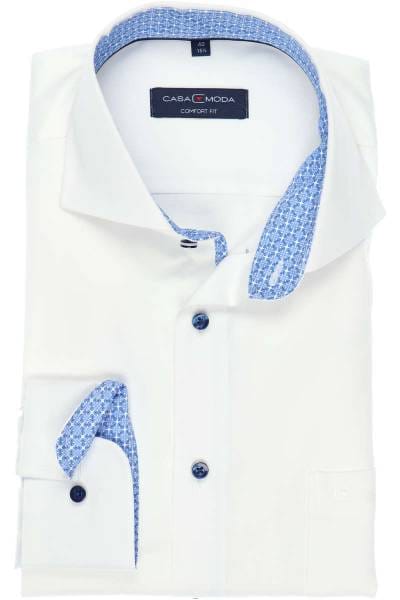 Casa Moda Comfort Fit Hemd weiss, Faux-uni