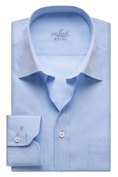 van Laack Hemd - Regular Fit - hellblau, Einfarbig