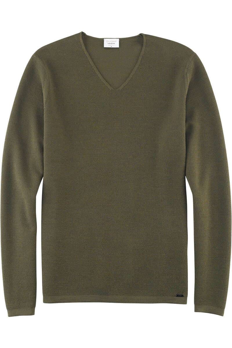 V Ausschnitt Marken Herren Pullover GÃ¼nstig OLYMP V-Ausschnitt