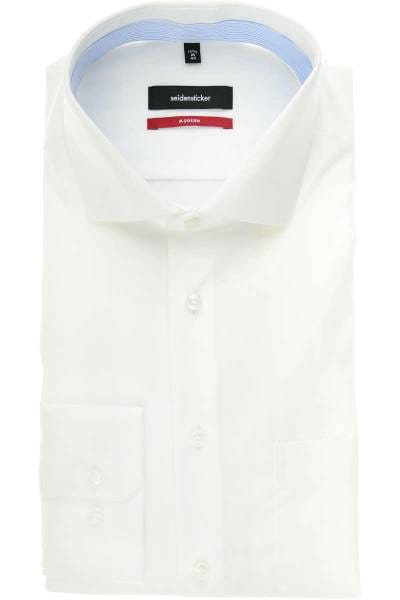 Seidensticker Modern Fit Hemd weiss, Einfarbig