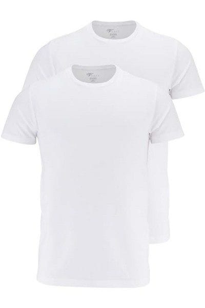 Venti T-Shirt - Rundhals - weiss, Einfarbig