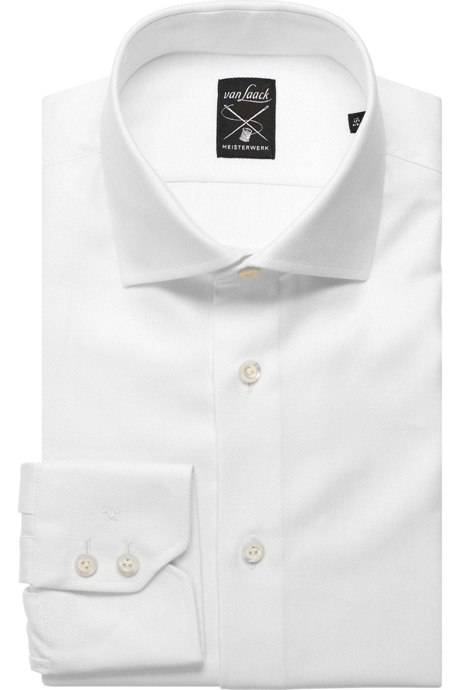 van Laack Tailor Fit Hemd weiss, Faux-uni 39 - M