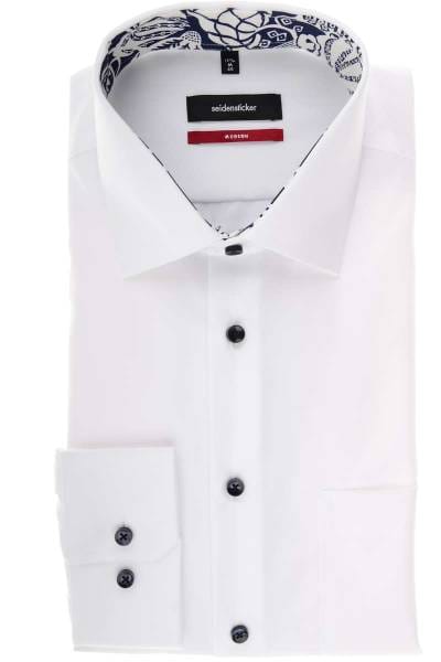 Seidensticker Modern Fit Hemd weiss, Einfarbig