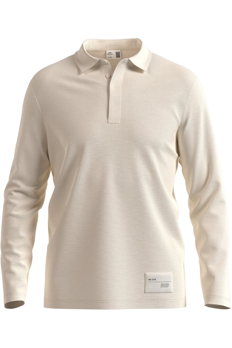 Off White Regular Fit Knitted Polo