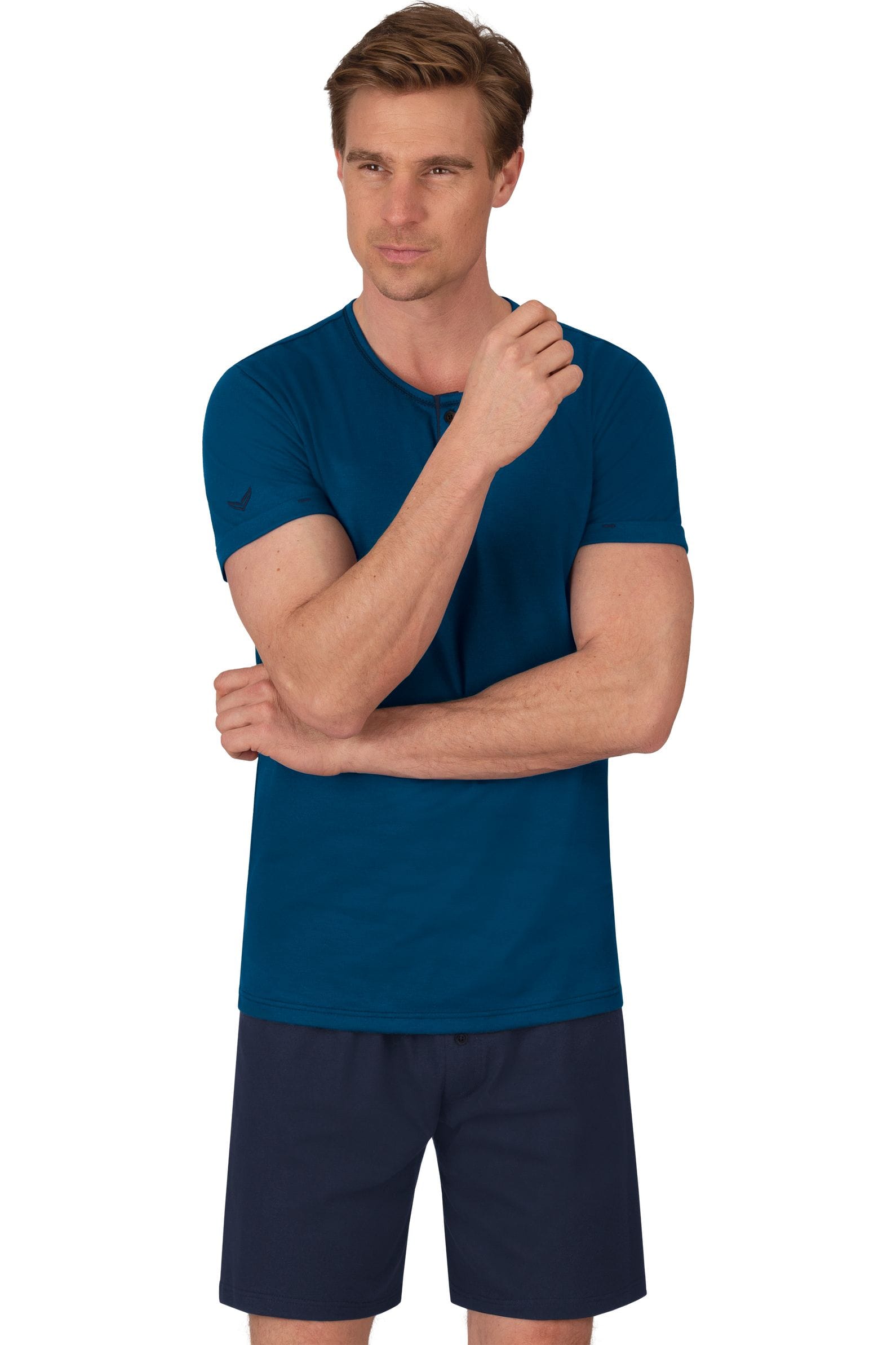 Plum Organic Waffle Henley Pyjamas