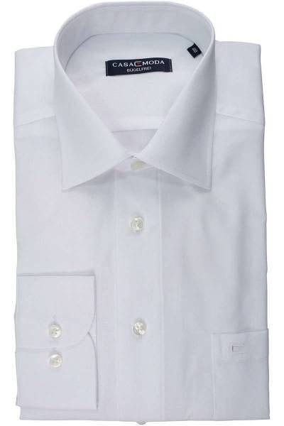 Casa Moda Comfort Fit Hemd weiss, Einfarbig