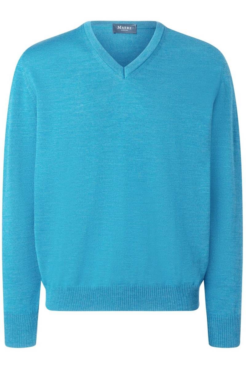 V Neck Herren Pullover Slim Fit Merino März Superwash Classic Fit