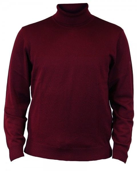 MAERZ Rollkragenpullover bordeaux