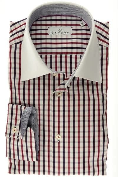 Einhorn Hemd - Modern Fit -, Kariert