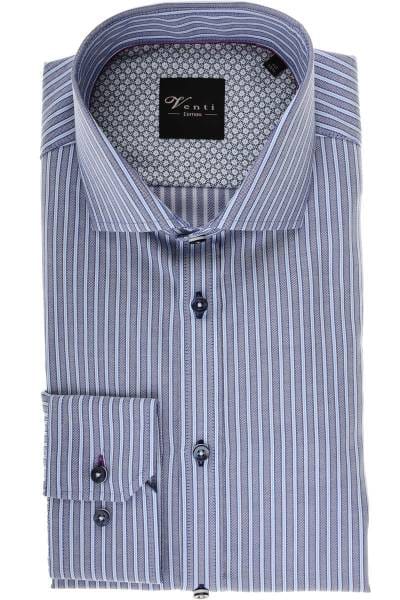 Venti Modern Fit Hemd blau/hellblau/weiss, Gestreift