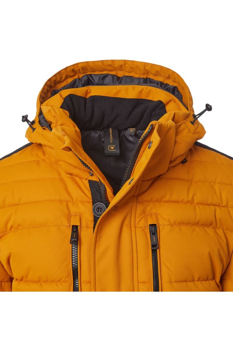 Casamoda Herren Gelbe Jacke Casa Moda Regular Fit Outdoor Jacke Gelb