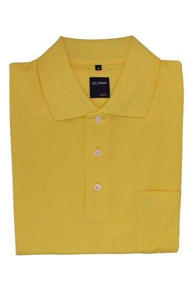 Olymp Poloshirt - Polo - gelb, Einfarbig
