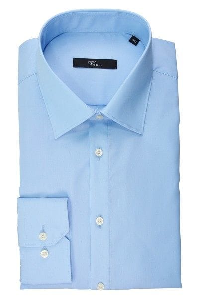 Venti Hemd - Slim Fit - hellblau, Einfarbig