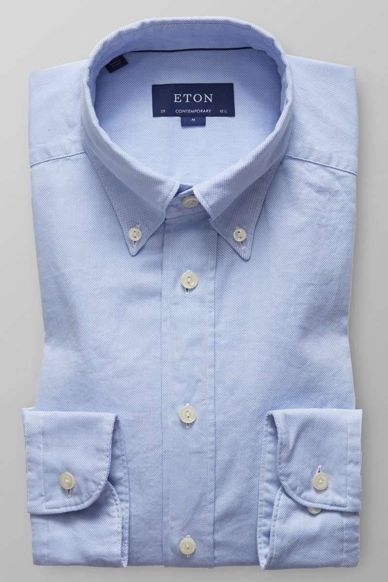 Eton Contemporary Fit shirt bright blue, One Colour | Hemden.de