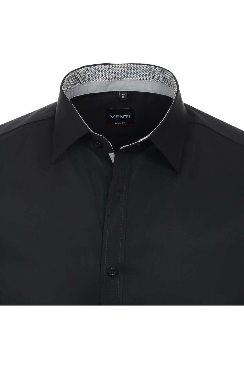 Venti Zakelijk overhemd Effen Modern Fit, donkerblauw, 42