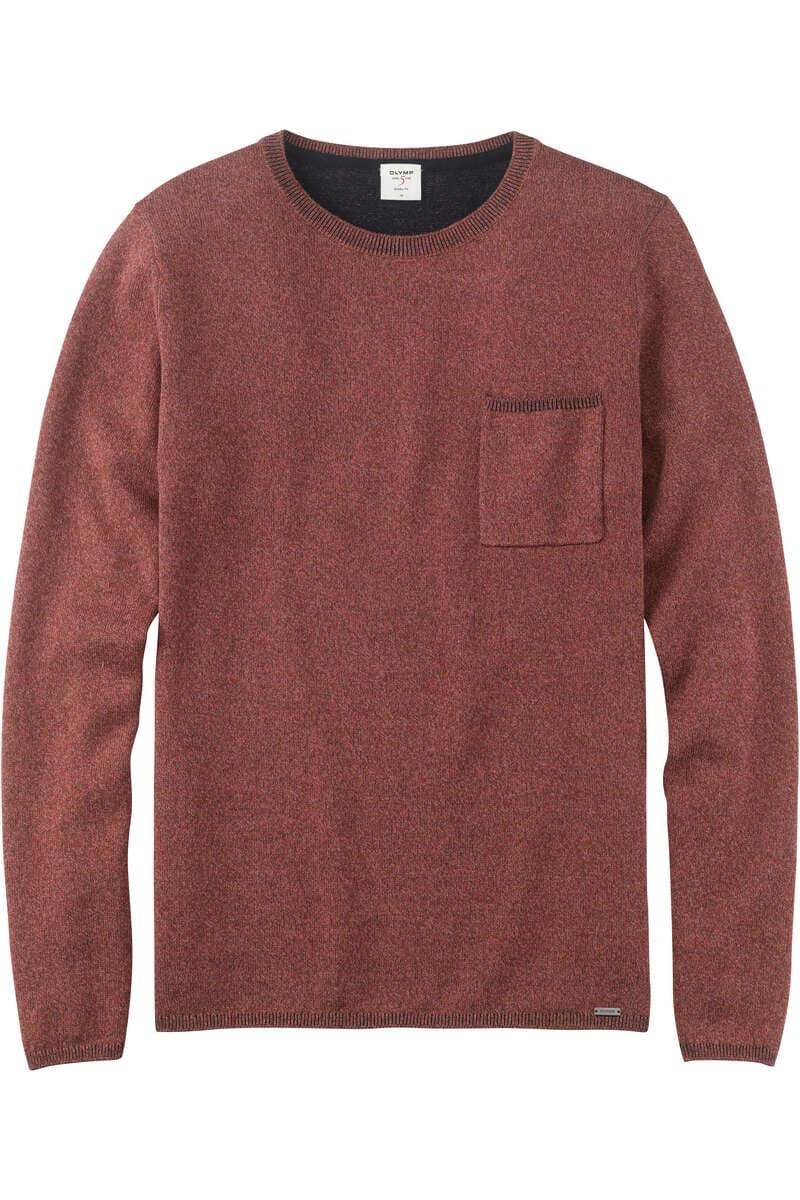 Body Fit Olymp Pullover Herren OLYMP Level Five Casual Body Fit