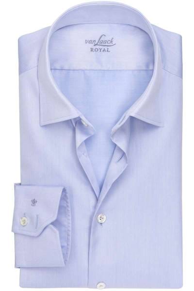 van Laack Tailor Fit Hemd blau, Einfarbig