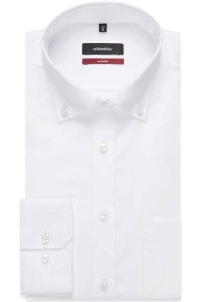 Seidensticker Hemd - Modern Fit - weiss, Einfarbig