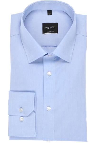 Venti Modern Fit Hemd hellblau, Einfarbig