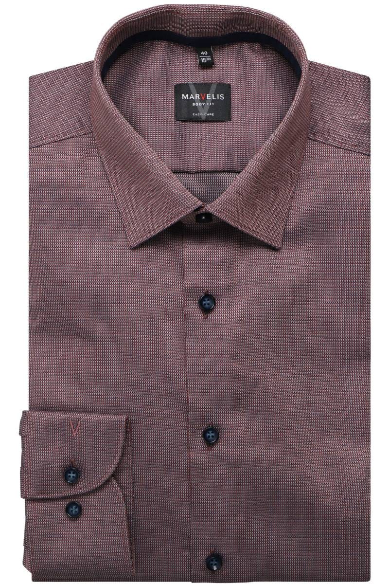Chemise Homme Marvelis Taille L En Coton Oxford Gris - état Occasion Très Bon - Style Moderne