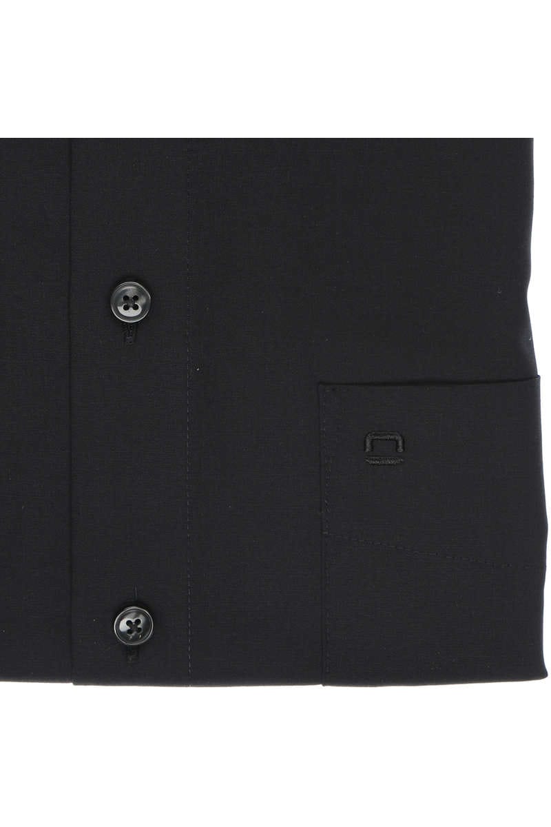 Olymp Luxor Comfort Fit Hemd schwarz, Einfarbig Olymp Luxor Comfort Fit Hemd schwarz, Einfarbig