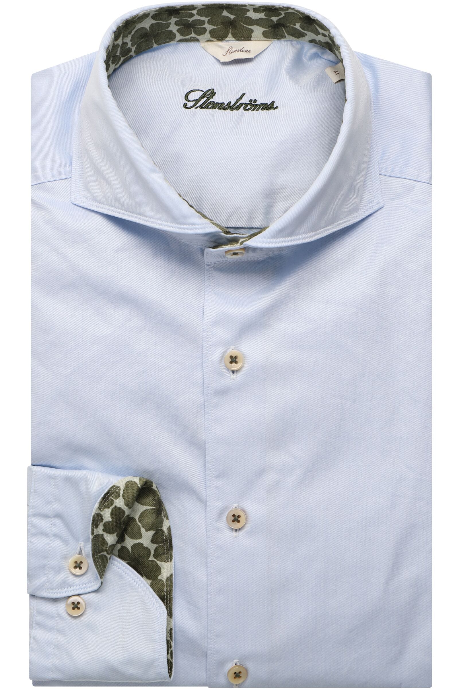 Stenströms Casual Slimline Hemd weiss, Einfarbig M