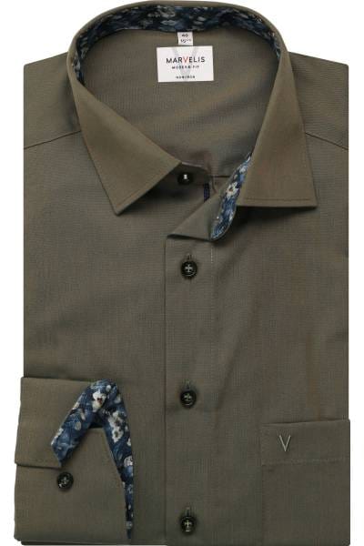 Chemise Marvelis En Coton Oxford - Taille L - Gris - Occasion Très Bon état