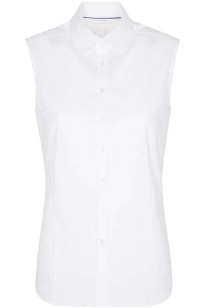 ETERNA Modern Classic Bluse weiss, Einfarbig