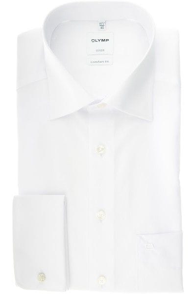 Olymp Luxor Comfort Fit Hemd weiss, Einfarbig