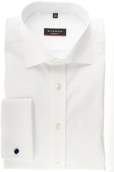 Eterna Hemd - Modern Fit - weiss, Einfarbig