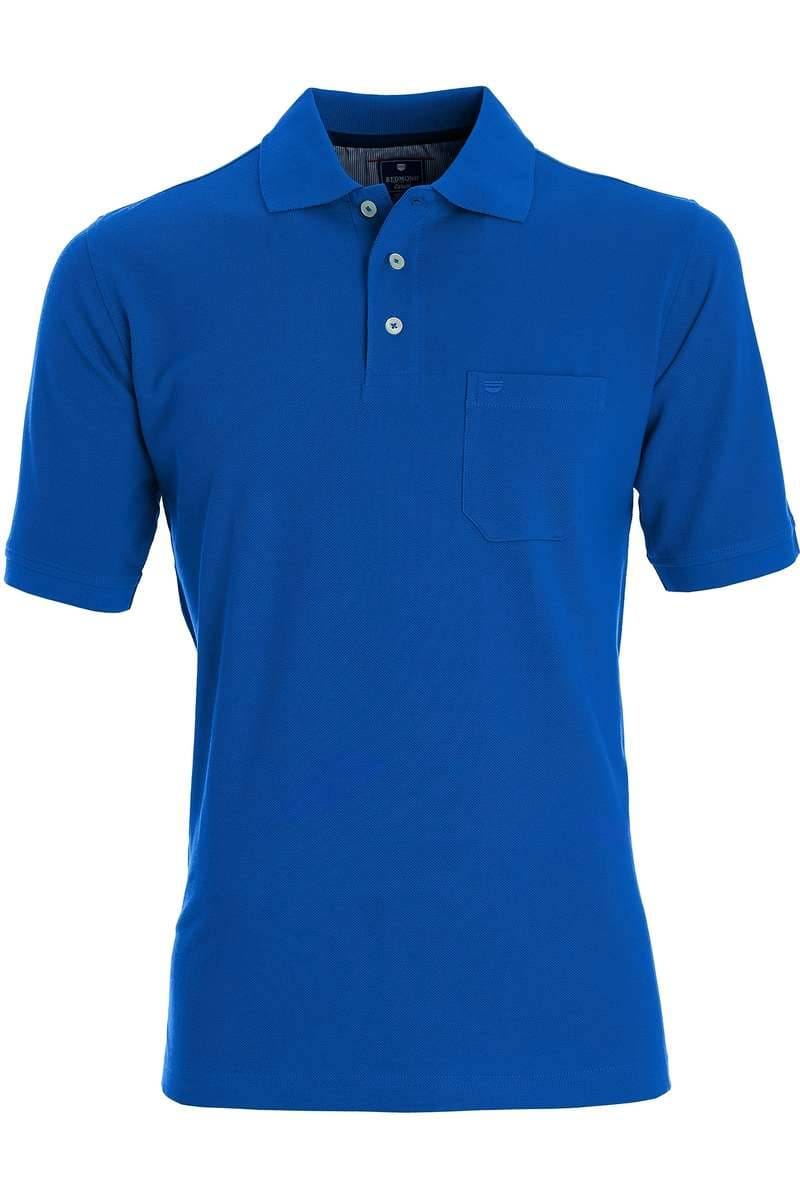 Redmond Casual Poloshirt royal, Einfarbig