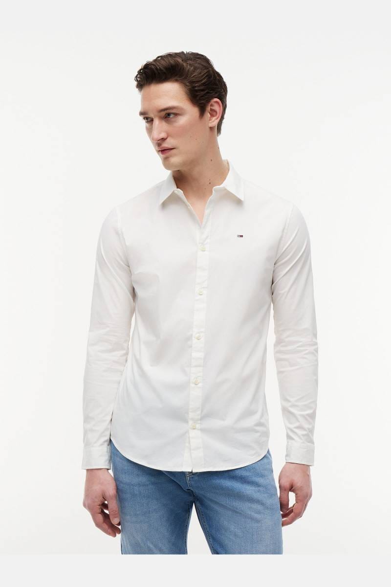 Tommy Hilfiger Slim Fit shirt white, One Colour | Businesshemden.com
