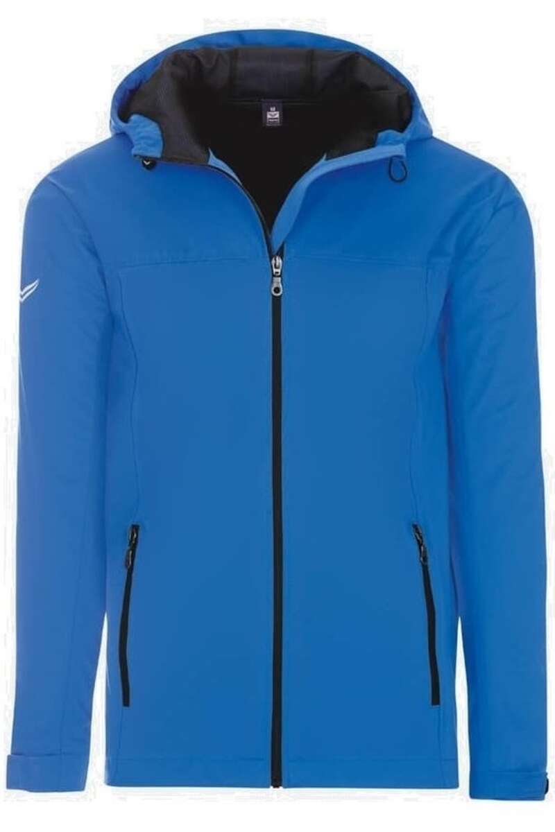 TRIGEMA Comfort Fit Regenjacke Kapuze royal, einfarbig M TRIGEMA Comfort Fit Regenjacke Kapuze royal, einfarbig M