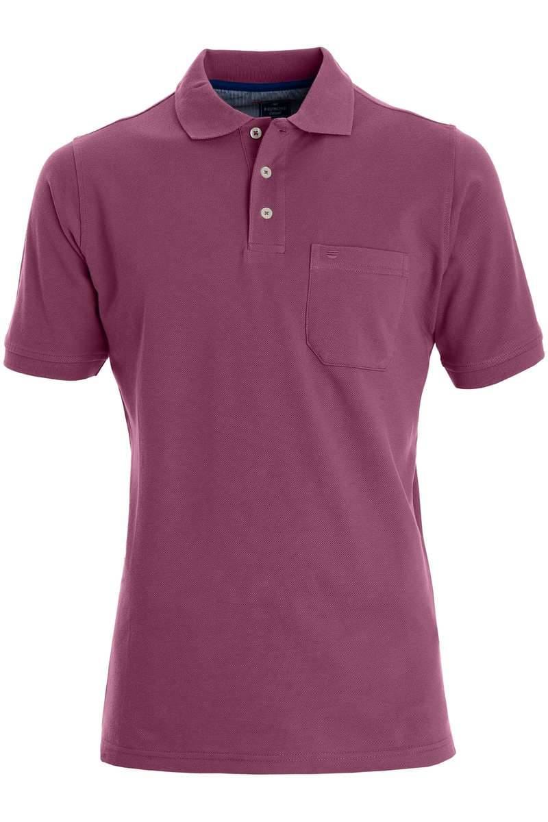 Redmond Casual Poloshirt rot, Einfarbig