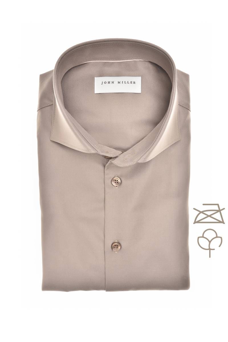 brown dress with white dots tumblr Theory Brown Slim Fit Button-Up Shirt – Taelor.Style