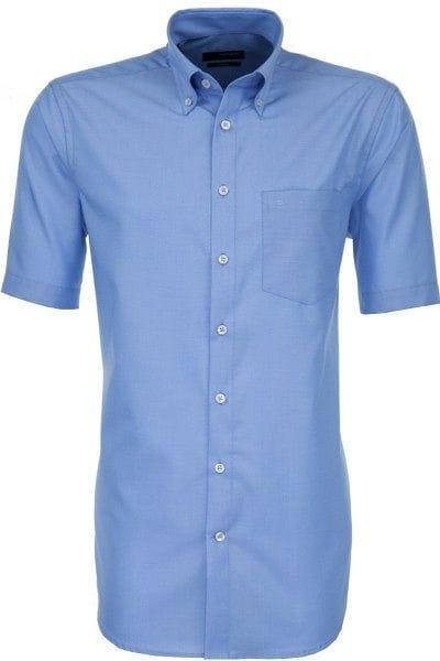 Seidensticker Hemd - Modern Fit - mittelblau, Einfarbig