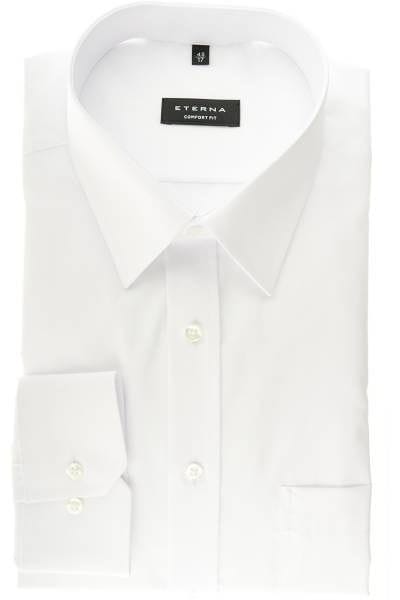 Eterna Hemd - Comfort Fit - weiss, Einfarbig