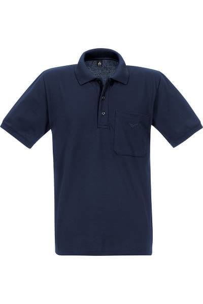 TRIGEMA Poloshirt - Comfort Fit - dunkelblau, Einfarbig