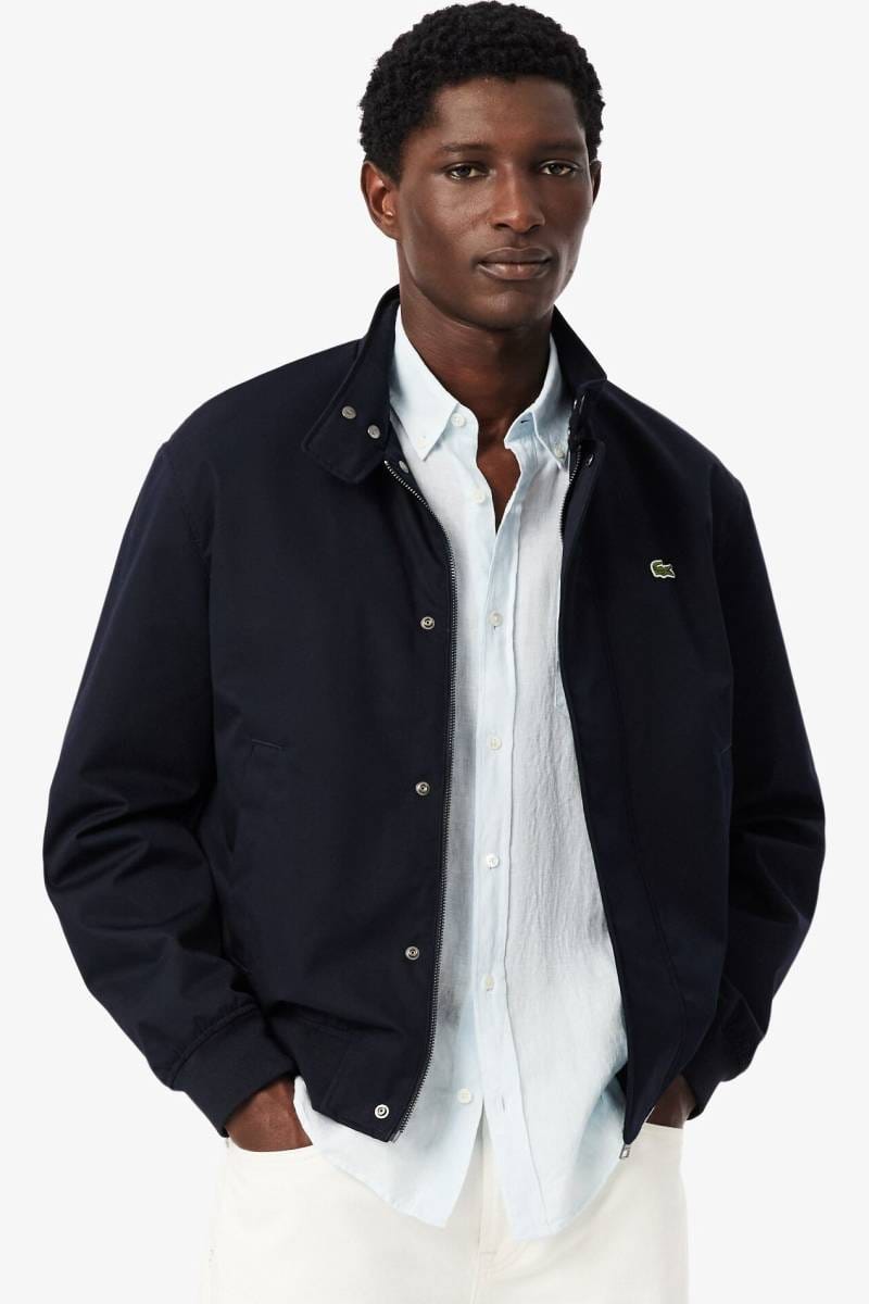 Lacoste Regular Fit Jacket marine, One Colour | Businesshemden.com