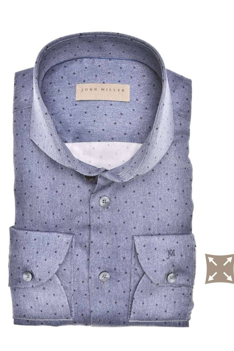 John Miller Tailored Fit shirt blue 
