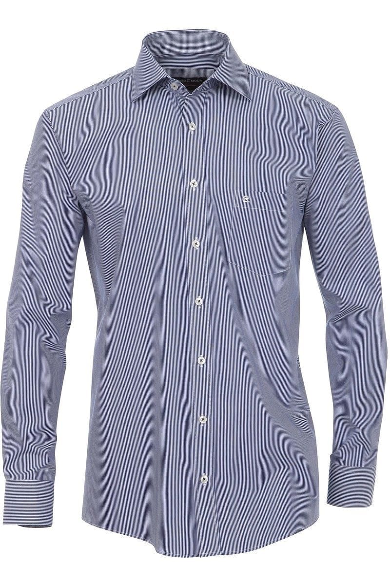 Casa Moda Hemd - Comfort Fit - dunkelblau/weiss, Gestreift
